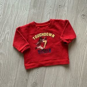 TOUCHDOWN club! Crew neck baby sweatshirt